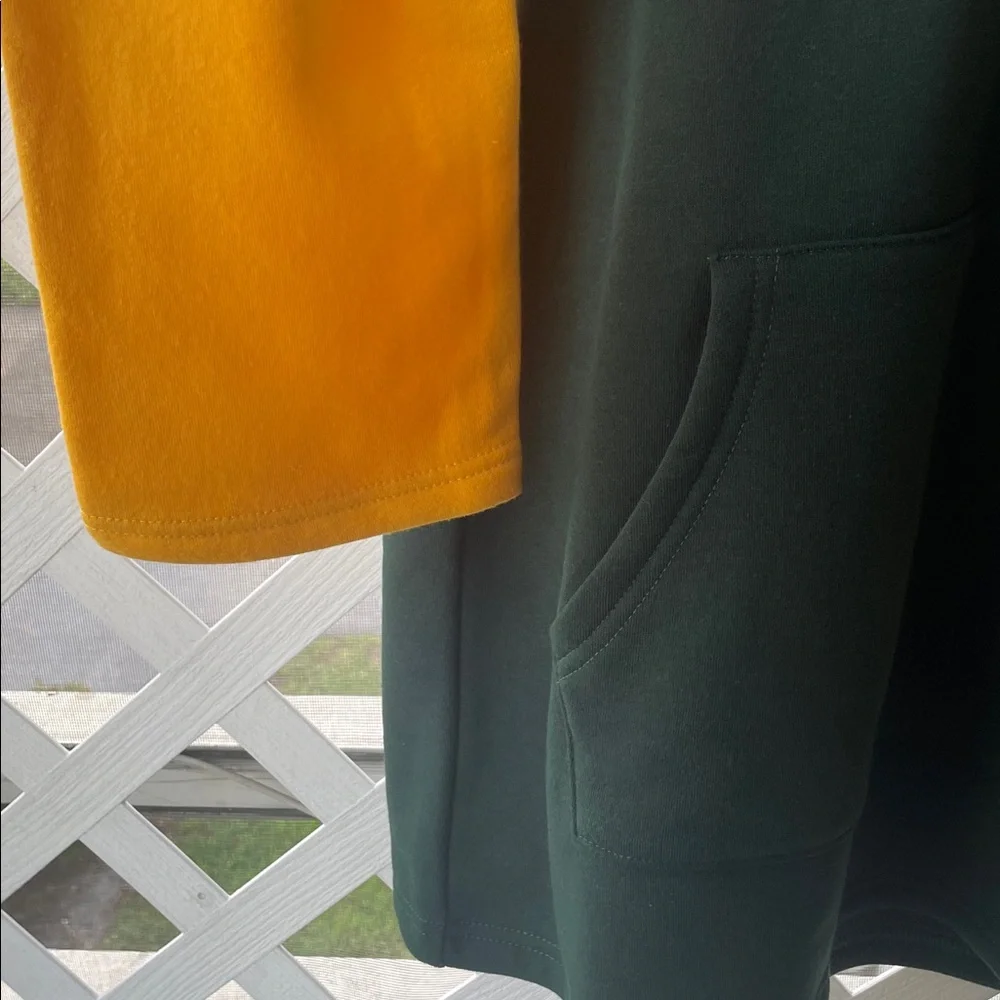 FOCO Green Bay Packers Layered-Look Wordmark Hoodie - Picture 11 of 14